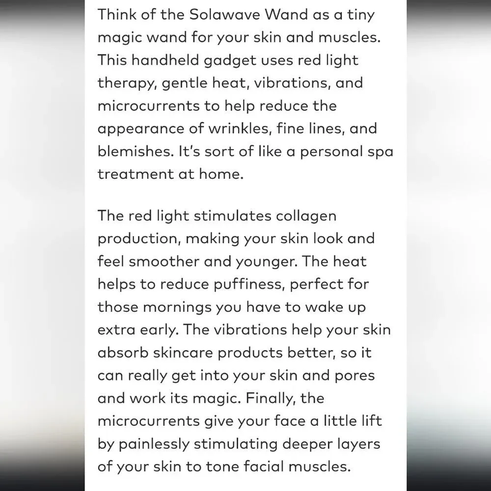 Solawave Advanced 4-In-1 Skincare‎ Wand & Activating Serum Kit